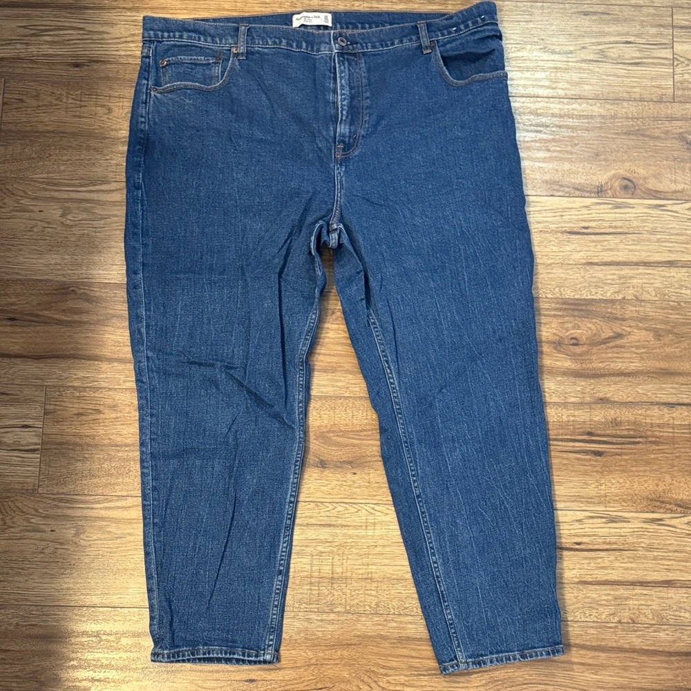 Abercrombie & Fitch Classic Blue Straight Leg Jeans